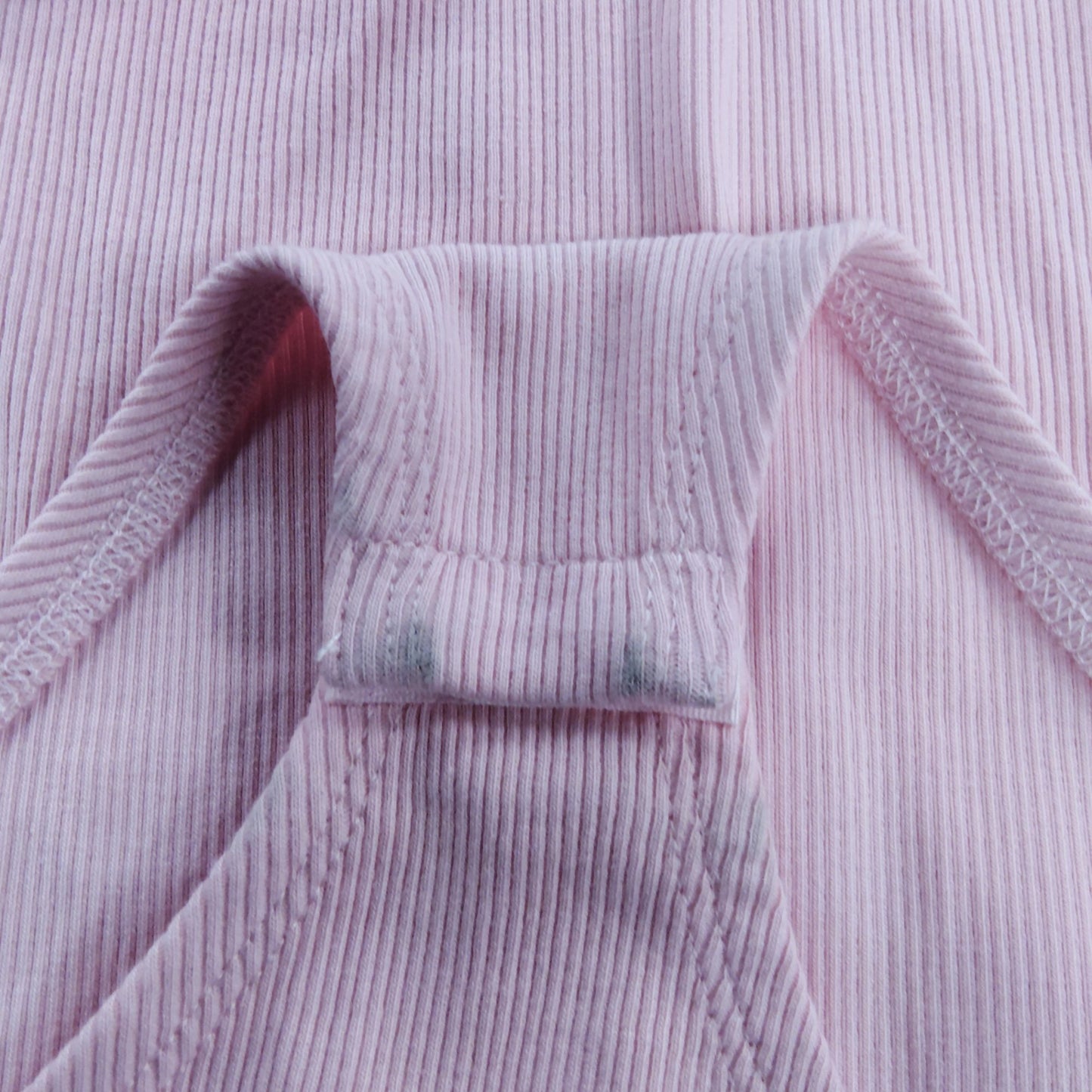 River Island Baby Pink Ribbed Bodysuit Size 7-8 Years Girls Sleeveless Tops