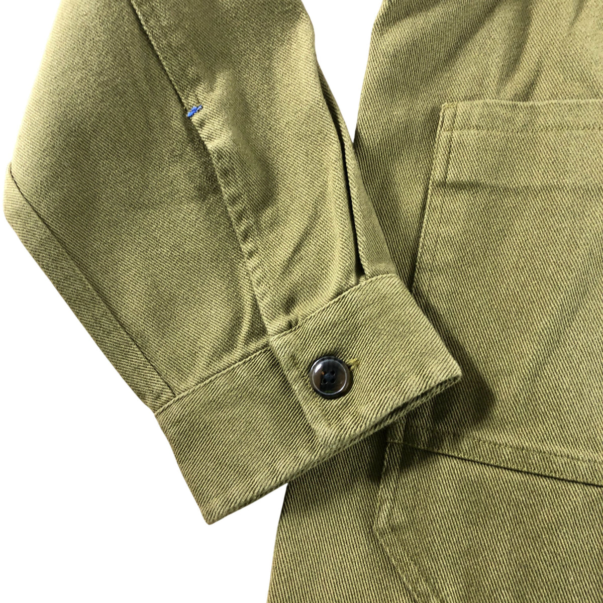 Fabien Chore Jacket Men's Deep Green Casual Shirt 100% Cotton