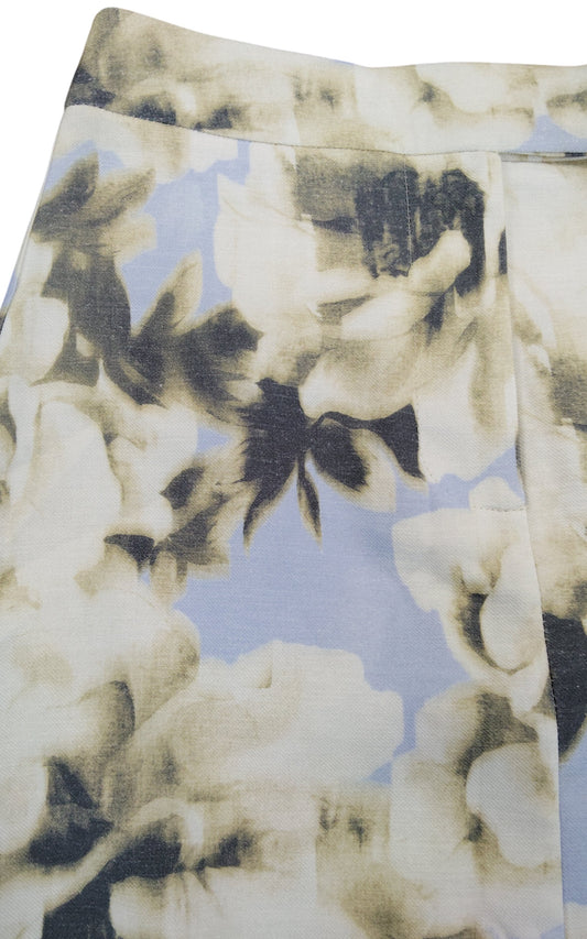 River Island Floral Print Pencil Skirt UK6 Women's Fitted Floral Patterned