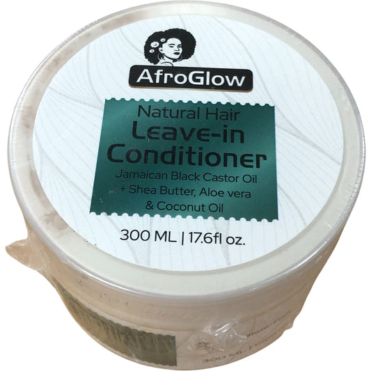 AfroGlow Natural Hair Leave-in Conditioner 300ml Jamaican Black Castor Oil