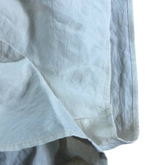 River Island Ruffled Bodysuit UK8 Women's Beige Light Off Shoulder Style