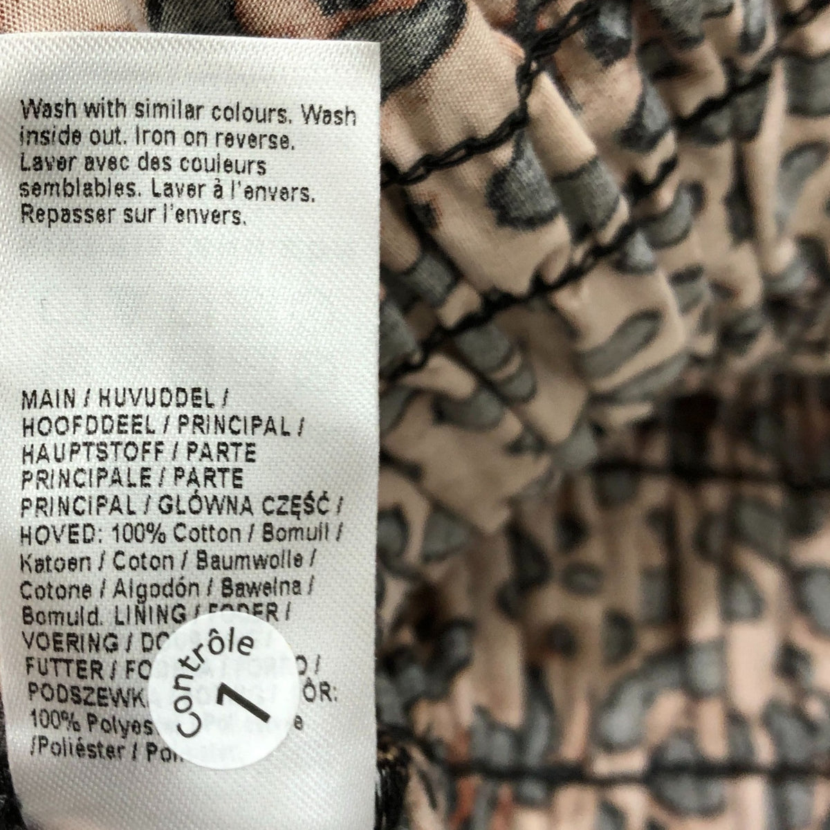 River Island UK8 Women's Leopard Print Off Shoulder Top Flared Sleeves Brown