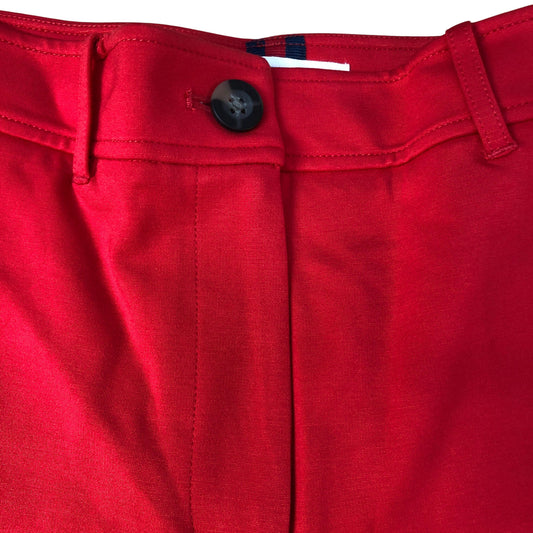 Red Trousers UK12 Women Wide Leg Style
