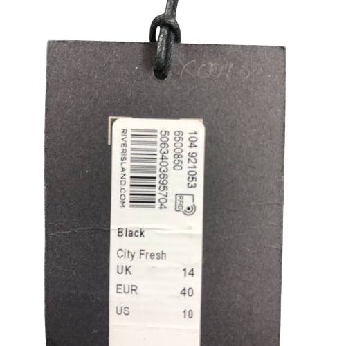 River Island Black City Fresh Dress UK14 Women's Casual Summer Dress