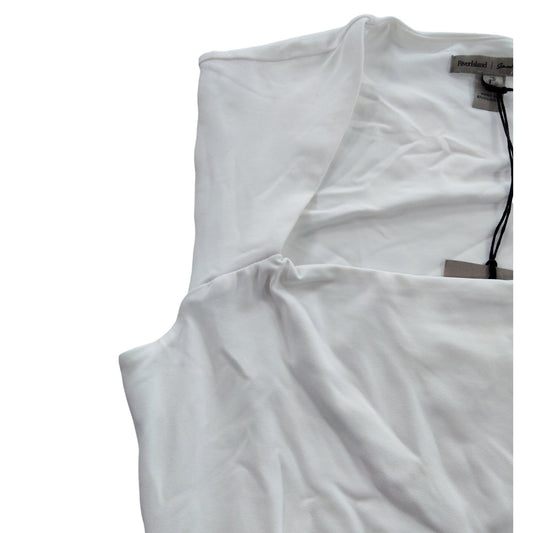 River Island Women's White Sleeveless Bodysuit Size Small New with Tags