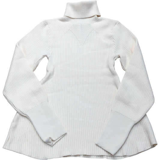 River Island Cream Ribbed Knit Roll Neck Jumper