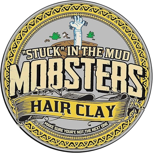 Mobsters Hair Clay Stuck In The Mud Scented Water Based Pomade 125g