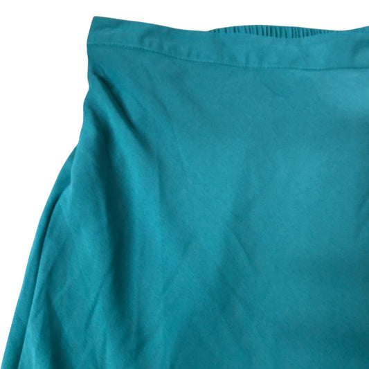 Branded Sage Green Elasticated Back and High Waist Skirt - Size 12