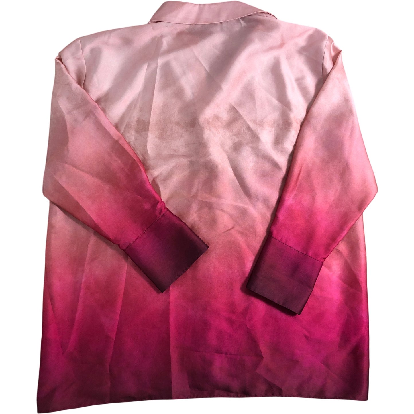 Rivers Island Women's Pink Gradient Button Down Shirt UK10