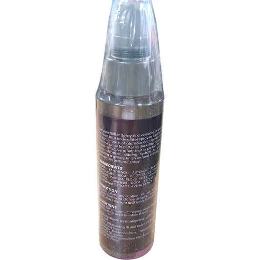 Luxfume Shining Star Purple Glitter Spray 100ml Hair Body Cosmetic Party Duo