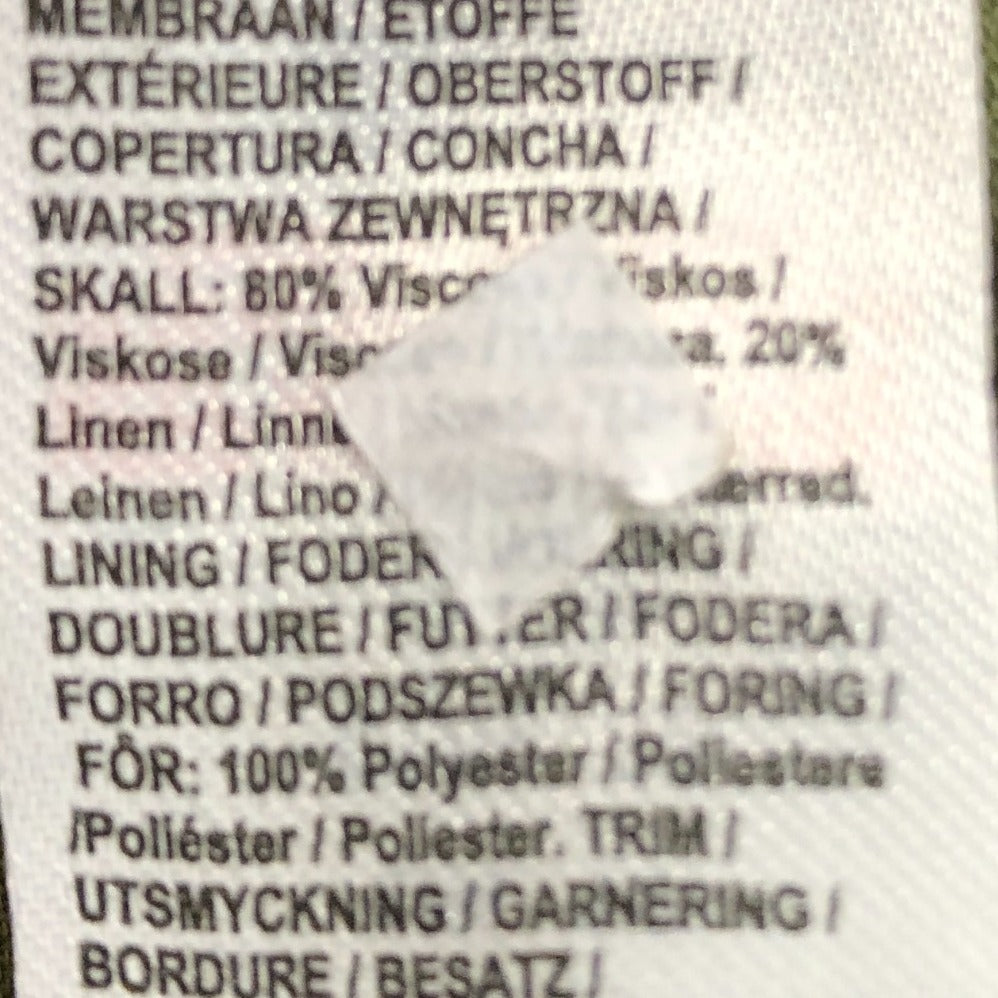 River Island Khaki Summer Safari Dress UK10 Women's Sleeveless Casual Style