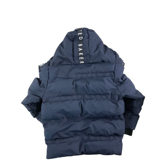 Ted Baker Navy Puffer Jacket Age 4-5 Years Years Boys Waterproof Warm Coat