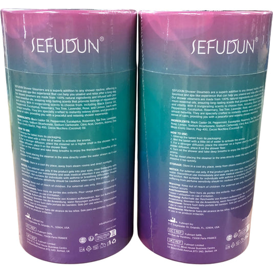Sefudun Shower Steamers Aromatherapy 16 Pcs X 30g For Home Spa Relaxation