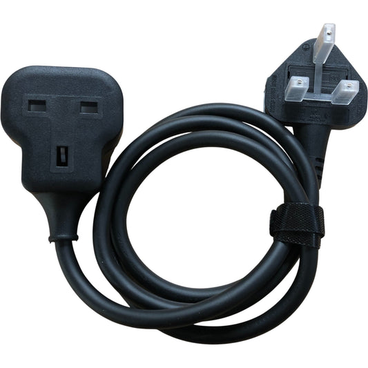 Lipwel 1M 13A Non Rewirable Socket Extension Cord UKS168A18 Power Cable