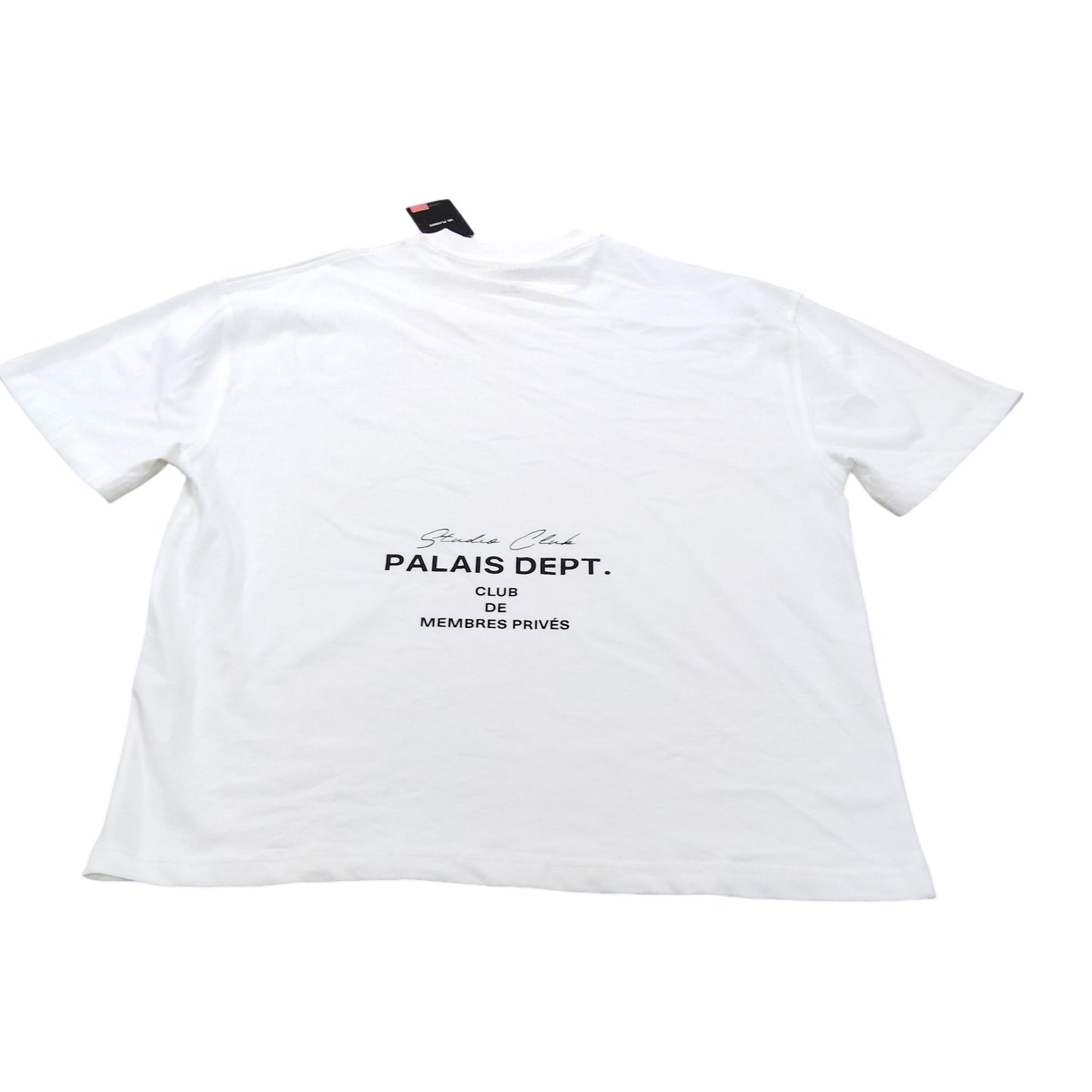 River Island Palais Dept T-Shirt UK L Men's White Graphic Cotton Tee