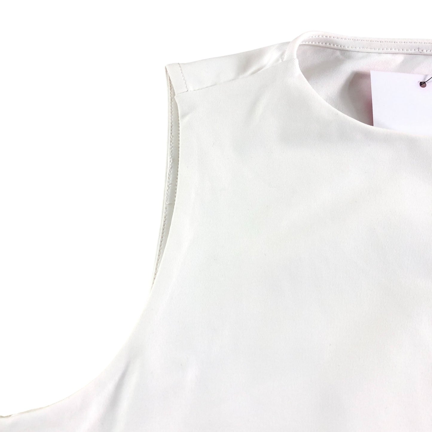 Branded White Layering Vest - Size 8
