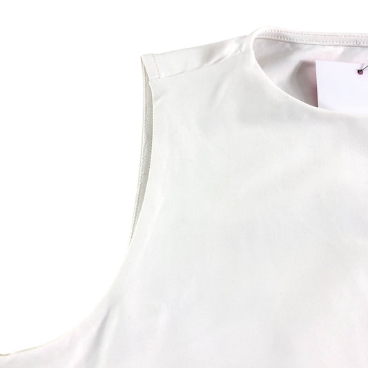 Branded White Layering Vest - Size 8