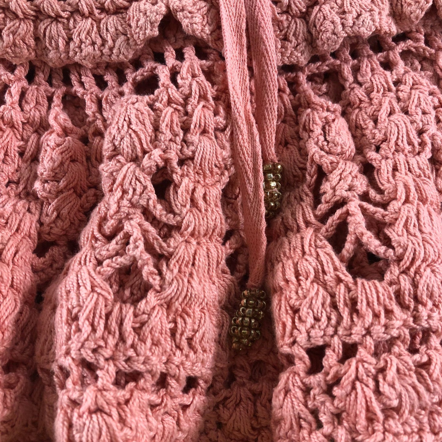 River Island Crochet Skirt UK S Women's Pink Ruffle