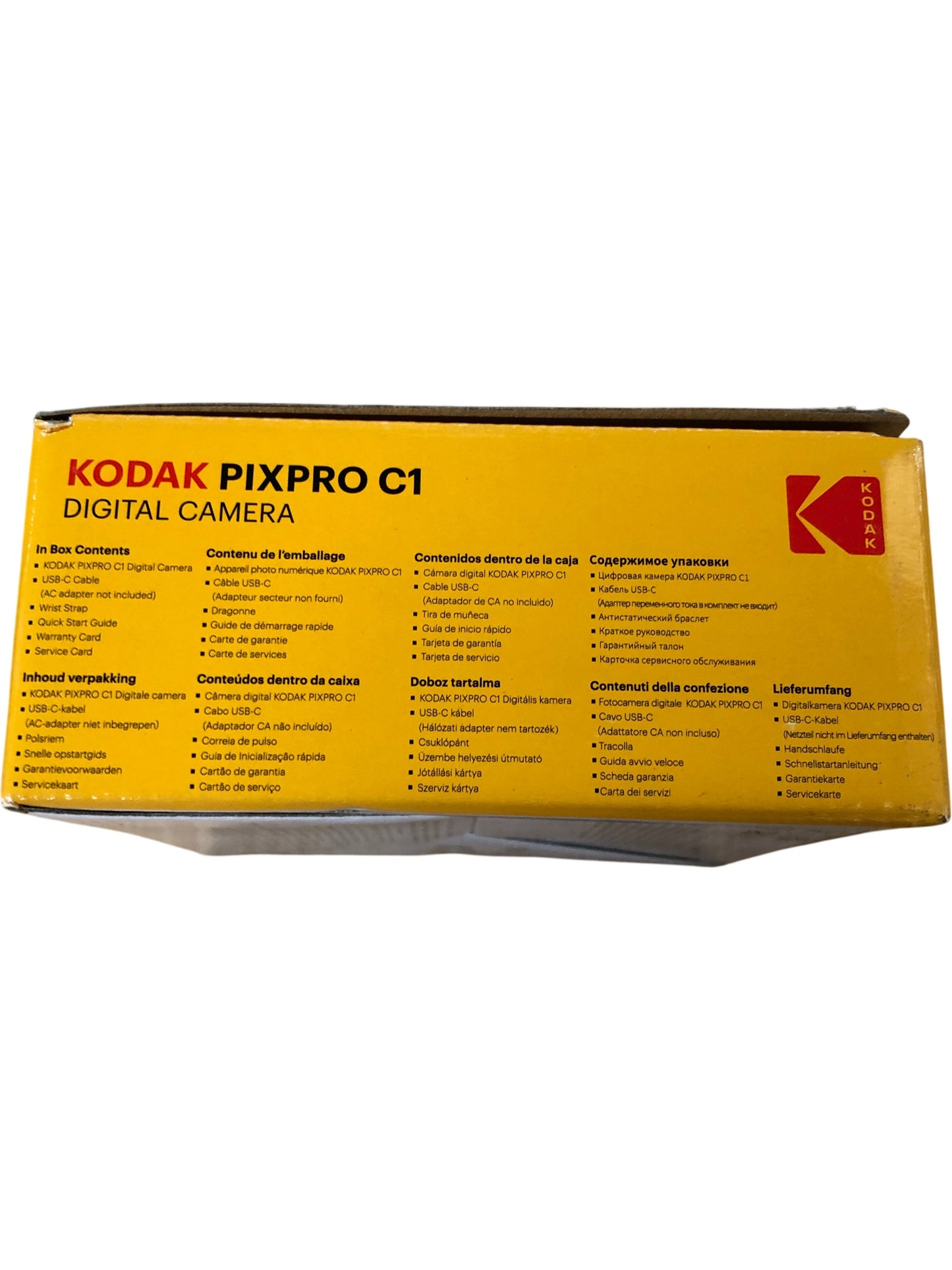 KODAK PIXPRO C1 Digital Camera 13MP 4X Zoom USB-C Wrist Strap New Condition