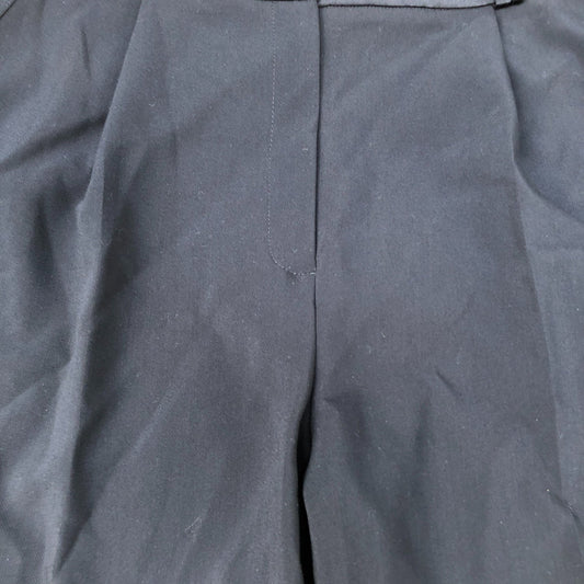 River Island Trousers UK16 Women's Wide Leg Black Polyester Viscose Blend