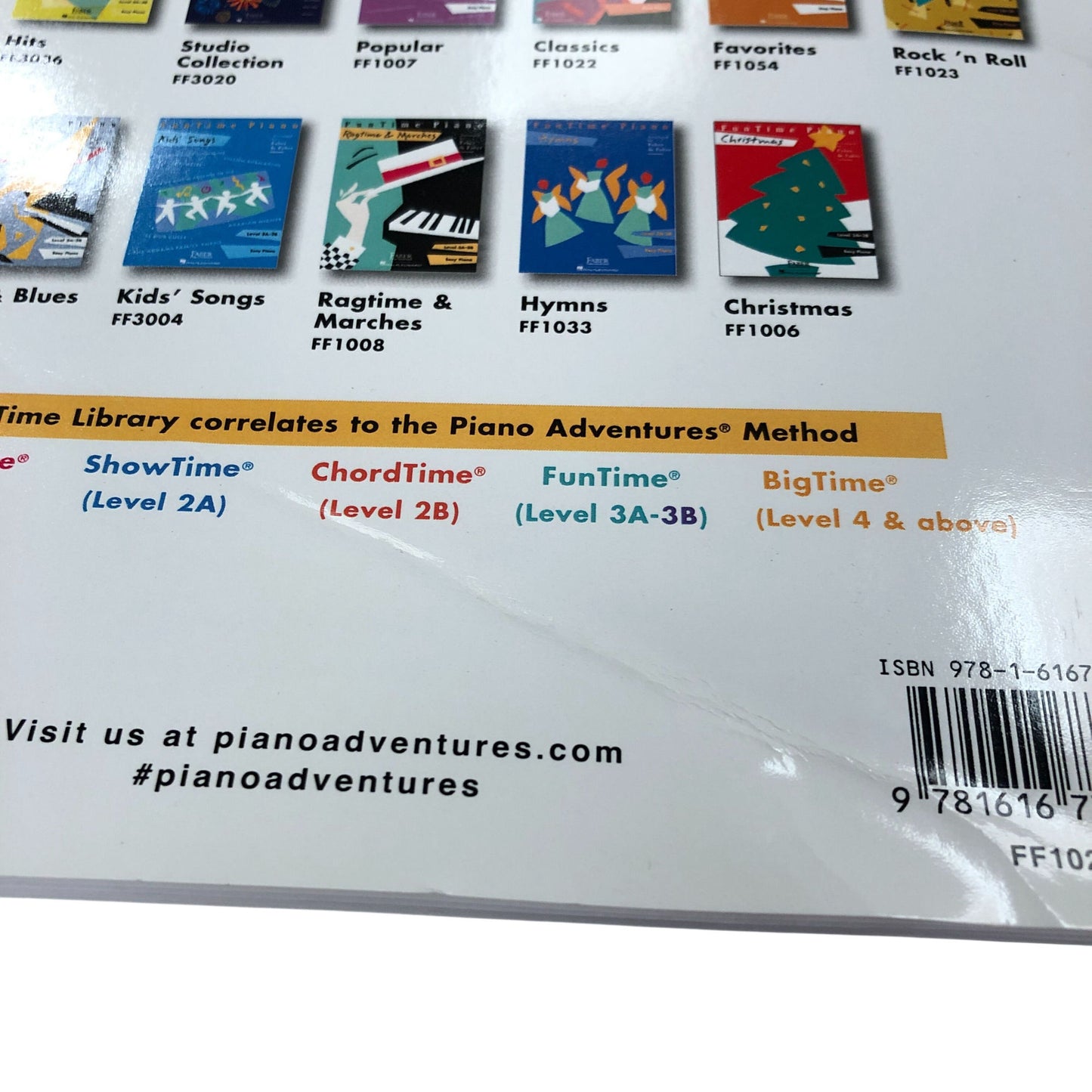 ChordTime Piano Rock n Roll Level 2B Arranged by Faber and Faber Music Book