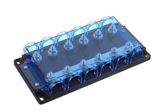 BOJACK 6 Way ANL Fuse Holder Pack of 1 BANL-B6 for In Car Systems