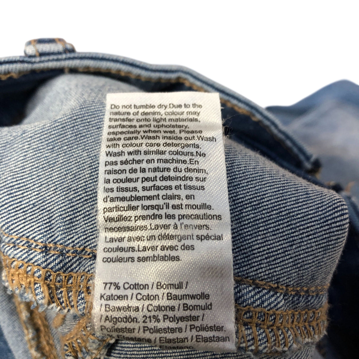 River Island Skinny Jeans UK12 Regular Women's Blue Wash Denim High Rise Stretch