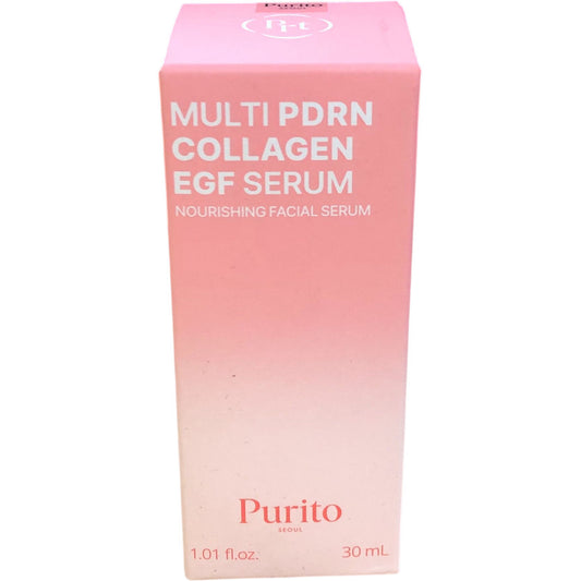 Purito Multi PDRN Collagen EGF Serum 30ml Nourishing Facial Serum Vegan