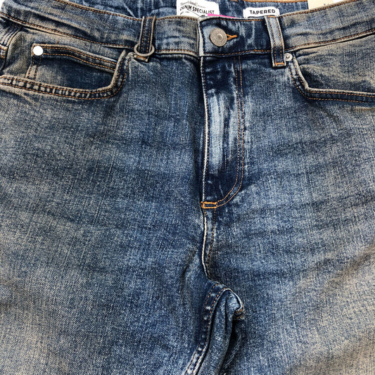 River Island Tapered Men's Jeans Light Blue Denim Cotton Fabric