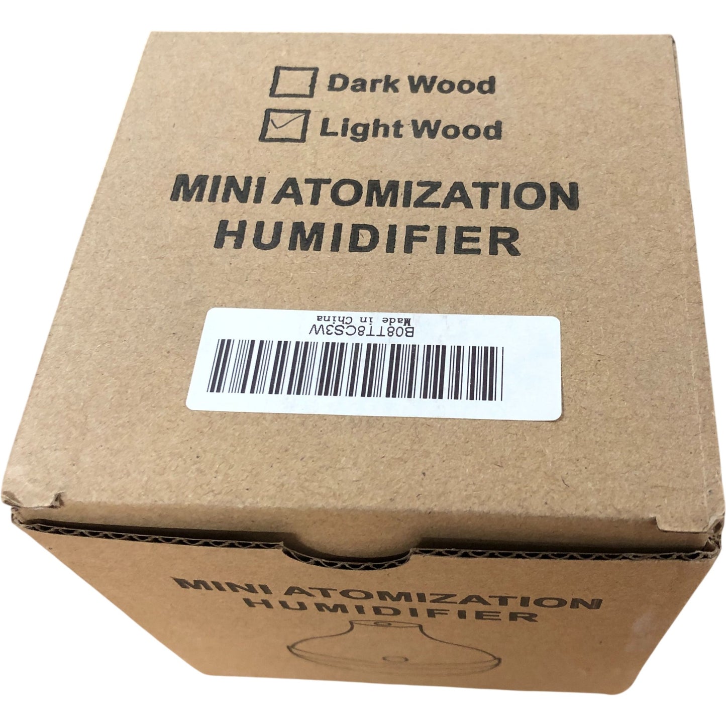 Mini Atomisation Humidifier USB 5V Compact Portable Design Light Wood