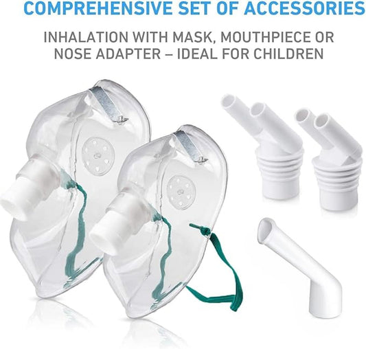 HANGSUN Portable Nebulier With Mask Mouthpiece And Accessories For Adults Kids