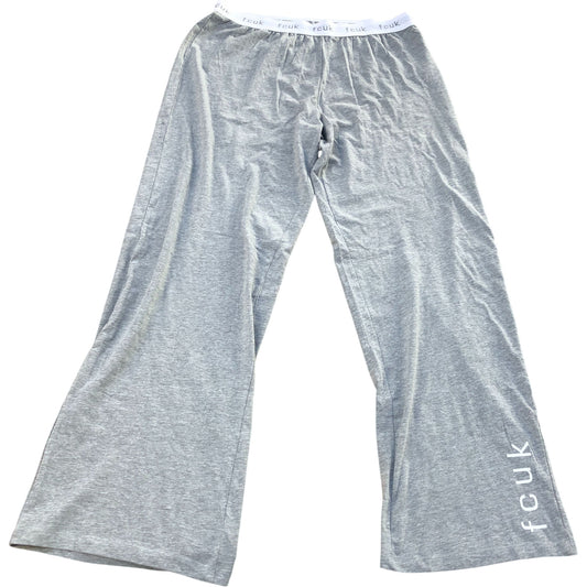 FCUK Sleepwear Set Grey T-Shirt & Trousers Size M