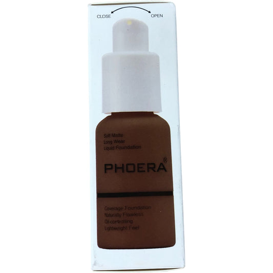 Phoera Liquid Foundation 110 Truffle Soft Matte Long Wear Oil Control Makeup