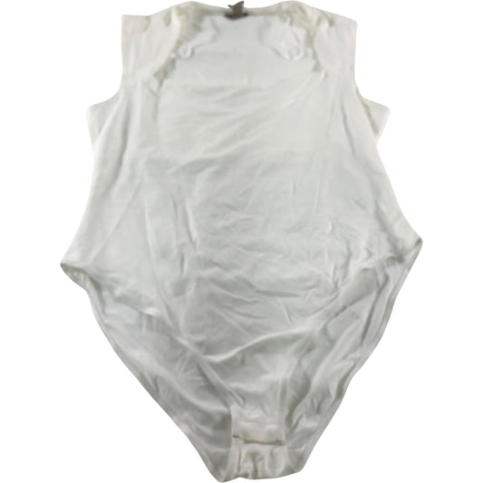 River Island Women's White Bodysuit Size L