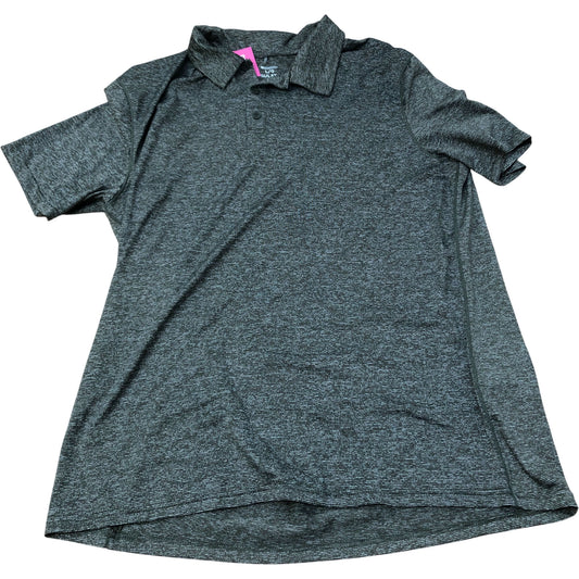Mountain Warehouse Large Polo Shirt Men's Short Sleeve Grey Casual Activewear