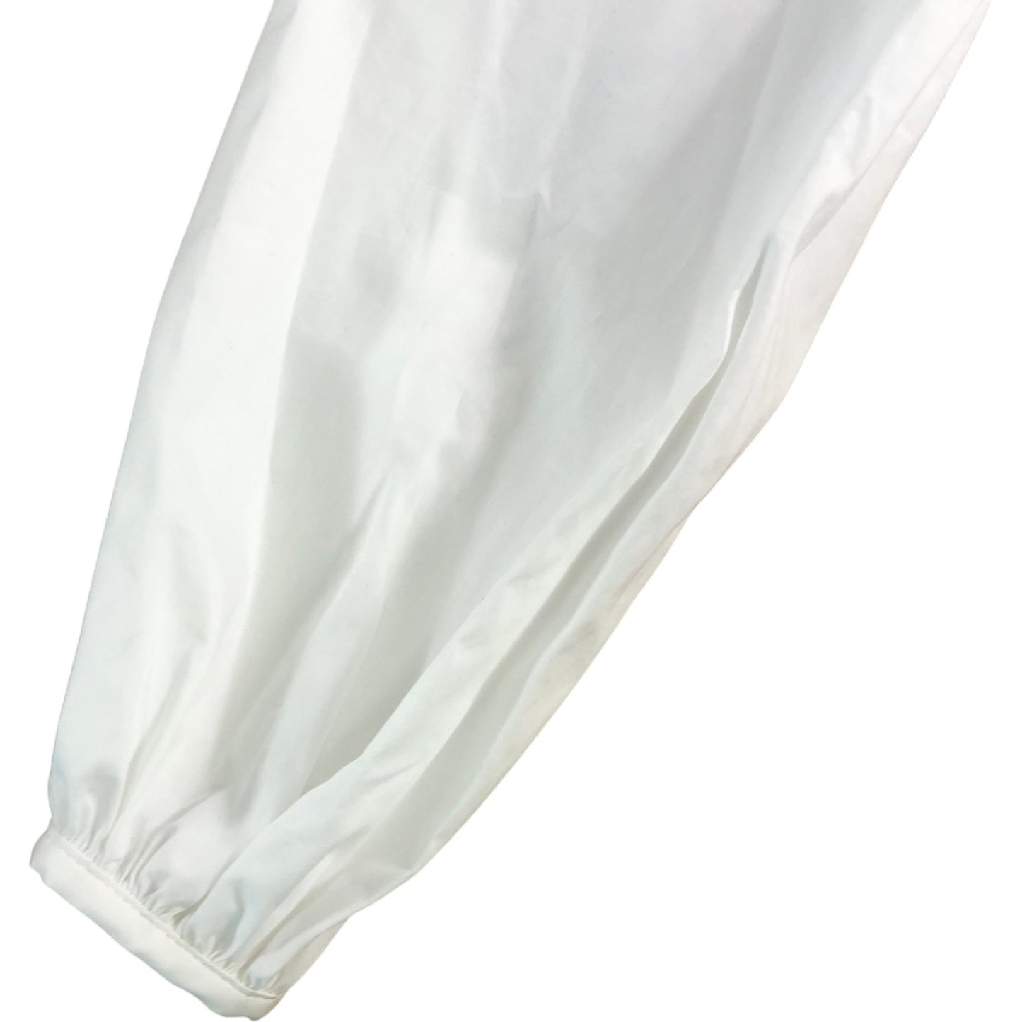 White Cotton Blouse Size 12 Women's Long Sleeve Button Front Smart Casual