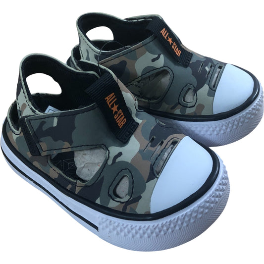Converse All Star Camo Sandals UK4 Infant Boys Summer Footwear Style Casual