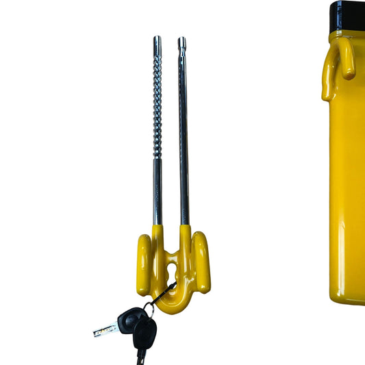 Steering Wheel Lock New With Two Keys Heavy Duty Vehicle Security