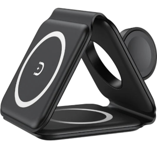 3 In 1 Magnetic Wireless Charger Fast Charger For iPhone AirPods Apple Watch