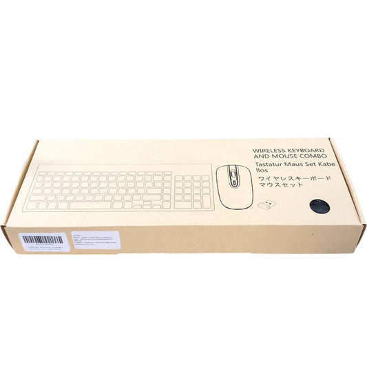 Leadsail Wireless Keyboard And Mouse Combo Set KF10 Black