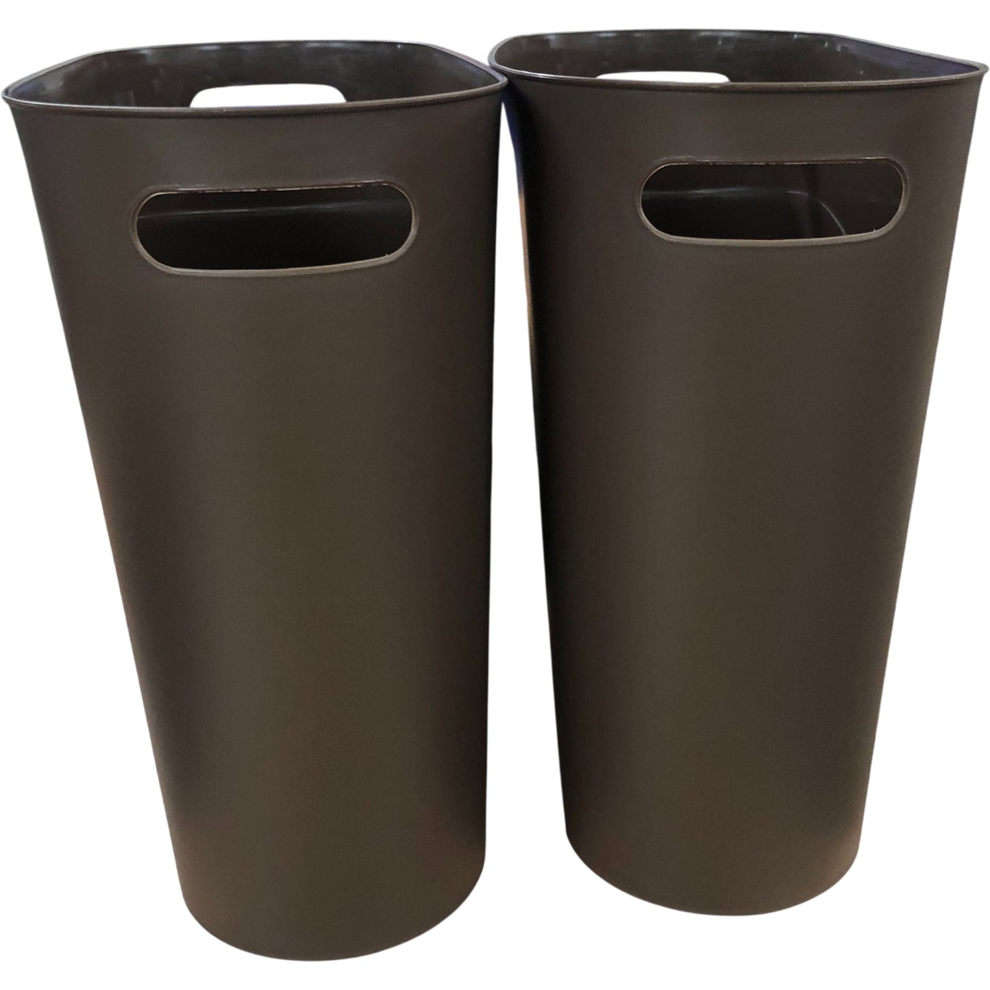 Small Bin 2 Pack Home Office Brown Waste Bin