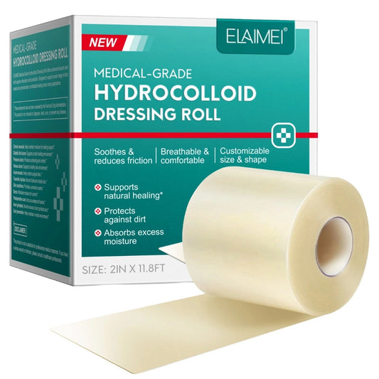 Elaimei Medical Grade Hydrocolloid Dressing Roll 5cm x 3.6m New First Aid