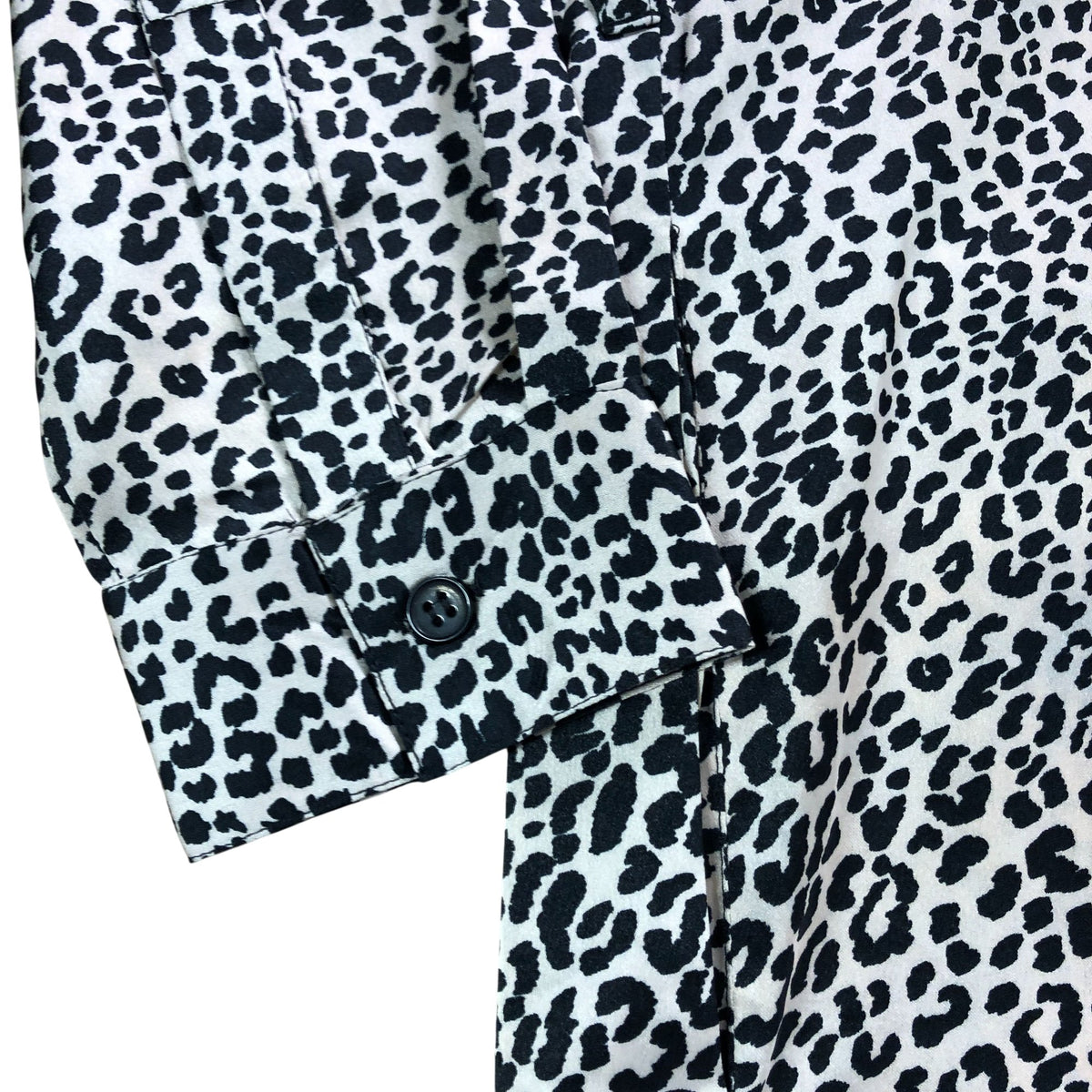 Dancing Leopard Midi Dress Size 14 Women's Leopard Print Button Up Style