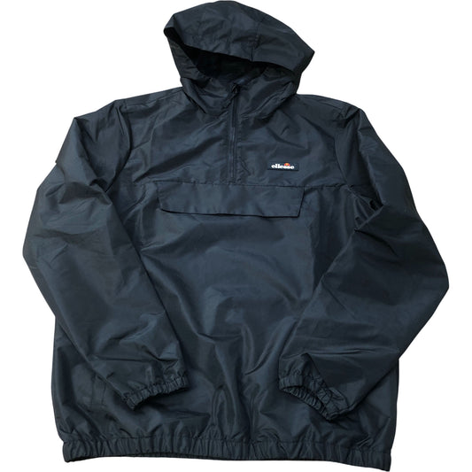 Ellesse Callum Black Windbreaker Jacket Size XL