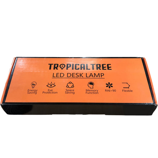 TROPICAL TREE LED Desk Lamp B022 Energy Saving Eye Protection Flexible Clamp