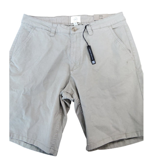River Island Chino Shorts W32 Men's New Grey Comfortable Casual Style