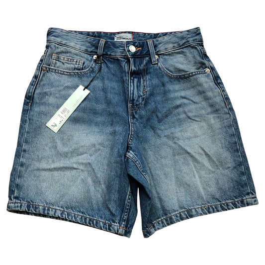 River Island Denim Specialist Shorts Women's Blue Classic Fit Cotton Size 8