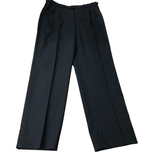 Black Trousers Wide Leg UK18