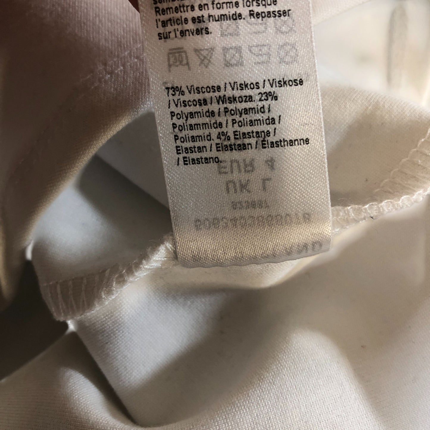 River Island Women's Crop Top UK L White Sleeveless Casual Blouse