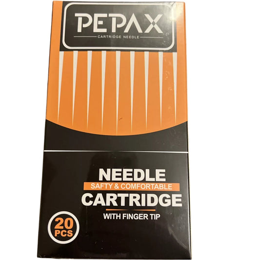 PEPAX Needle Cartridge 20 Pcs Safety Comfortable With Finger Tip For Tattooing